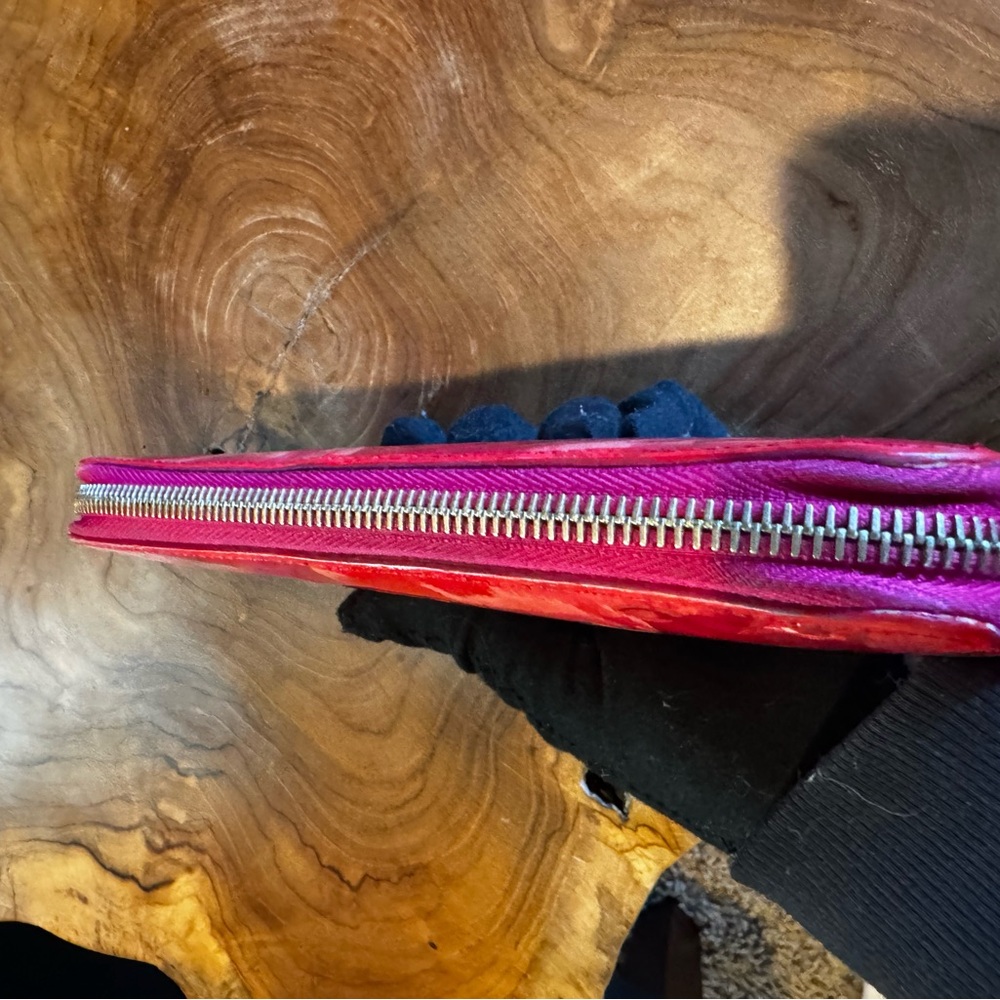 Louis Vuitton Monogram Vernis Ikat Flower Zippy Around Long Wallet - Picture 9 of 17